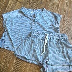 Free people sleepwear/loungewear short set